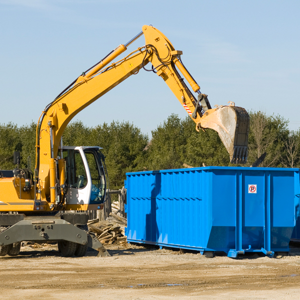 is there a minimum or maximum amount of waste i can put in a residential dumpster in Hiawassee